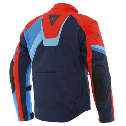 Dainese Ranch Textile Jacket 17F Black-Iris Lava-Red Light-Blue