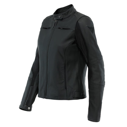 Dainese Razon 2 Ladies Leather Jacket 001 Black