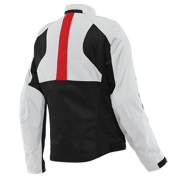 Dainese Risoluta Air Textile Lady Jacket 34F Light-Grey Black Red