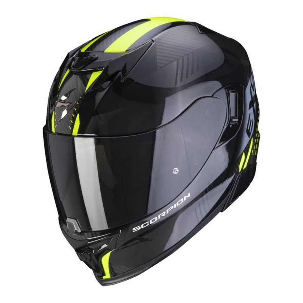 Scorpion Exo 520 Evo Full Face Helmet Laten Black Yellow