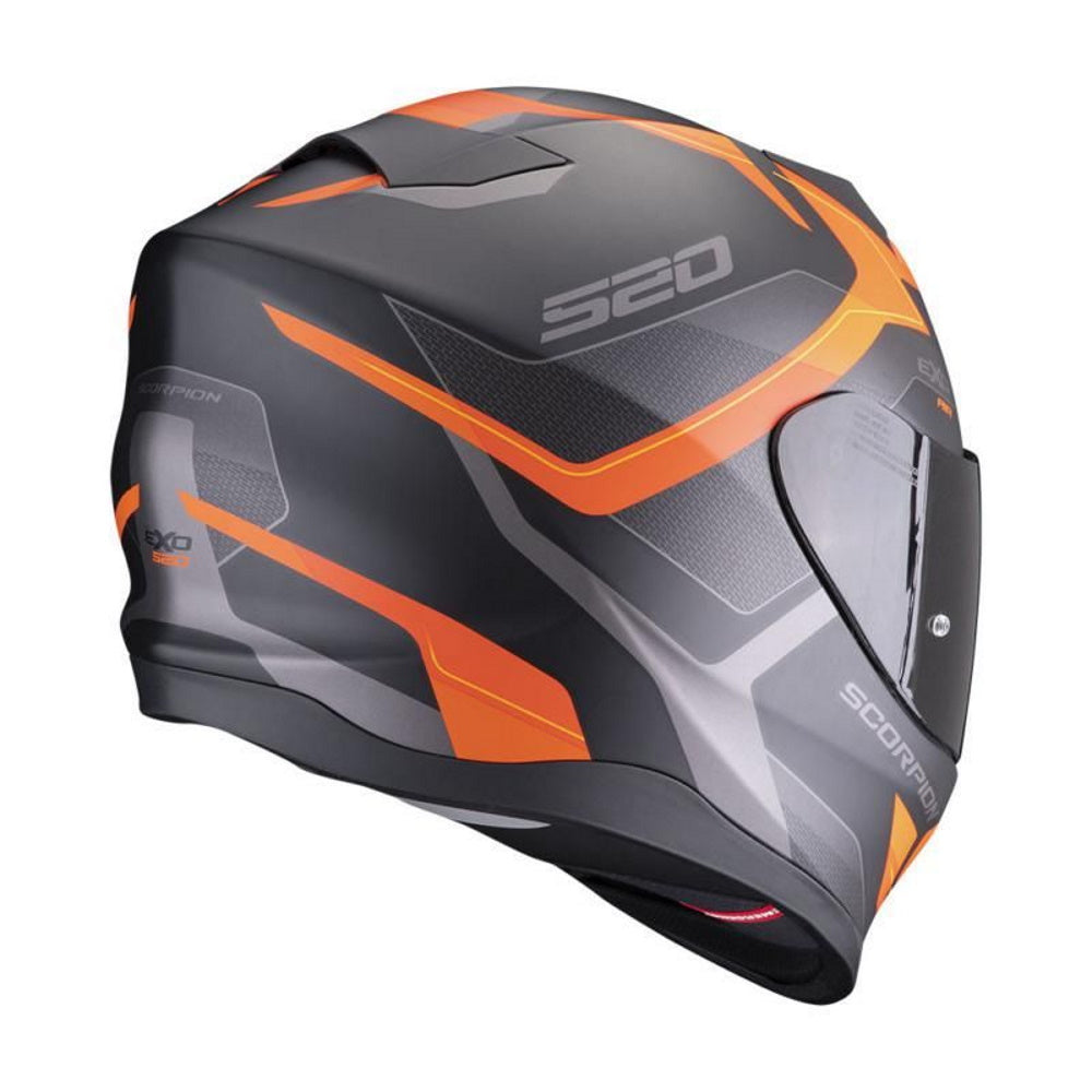 Scorpion Exo 520 Evo Full Face Helmet Elan Black Orange