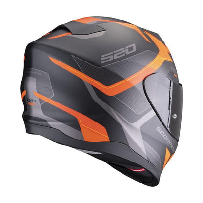 Scorpion Exo 520 Evo Full Face Helmet Elan Black Orange