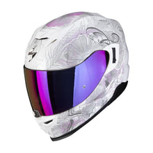 Scorpion Exo 520 Evo Full Face Helmet Melrose White Pink