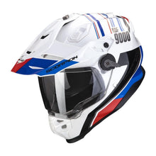 Scorpion ADF-9000 Desert White/Blue/Red XS