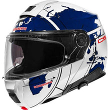 Schuberth C5 Flip Front Helmet Globe Blue