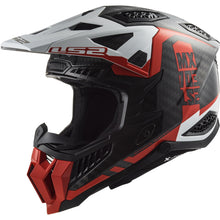 LS2 MX703 X-Force Motocross Helmet Victory Red White