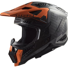 LS2 MX703 X-Force Motocross Helmet Victory Titanium Orange