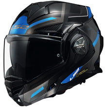 LS2 FF901 Advant X Modular Helmet Spectrum Black Titanium Blue
