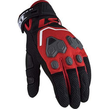 LS2 Vega Man Gloves Black Red