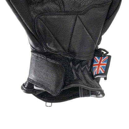 Bike It Amp Mens Leather Glove Black