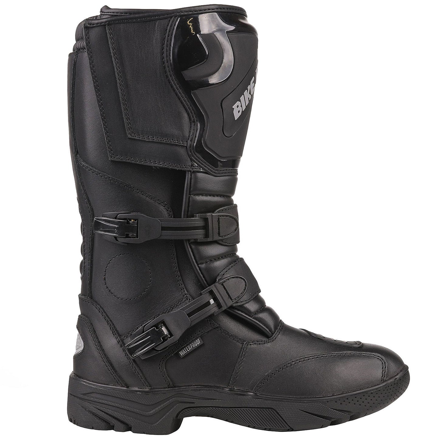 Bike It Triple-Black Mens Adventure Boot