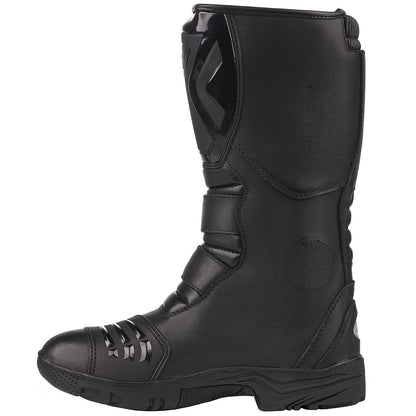 Bike It Triple-Black Mens Adventure Boot