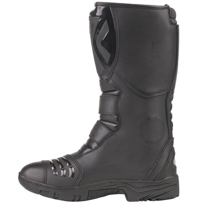 Bike It Triple-Black Mens Adventure Boot