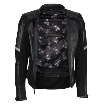MotoGirl Fiona Black Ladies Leather Jacket