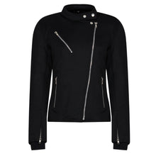 MotoGirl Sherrie Black Textile Jacket