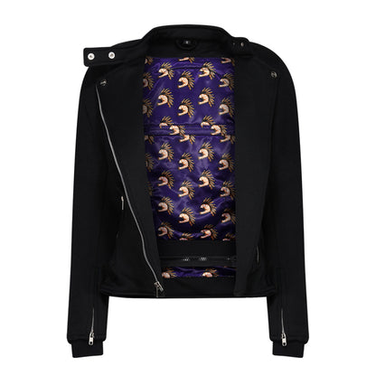 MotoGirl Sherrie Black Textile Jacket