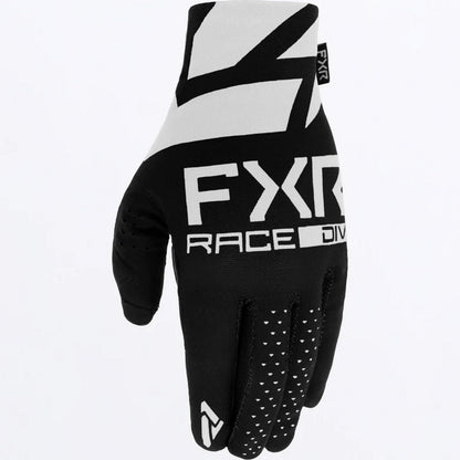 FXR Youth Pro Fit Lite Motocross Glove Black White