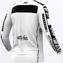FXR Youth Podium Motocross Jersey White Black