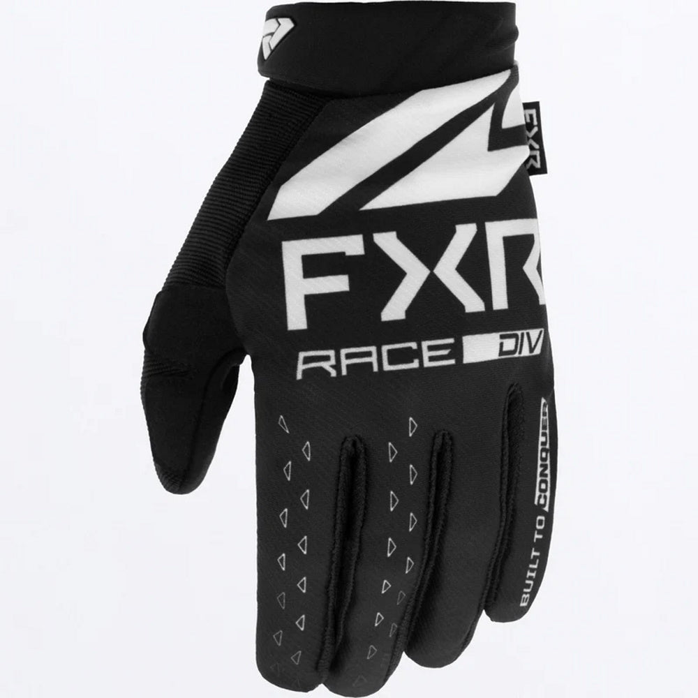 FXR Reflex Motocross Glove Black White