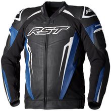 RST Tractech Evo 5 Leather Jacket Black Blue