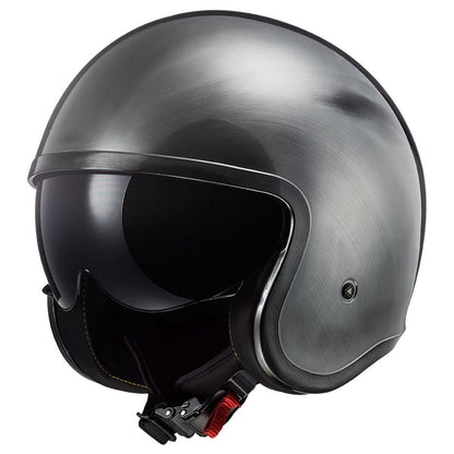 LS2 OF599 Spitfire Jeans Titanium Open Face Helmet