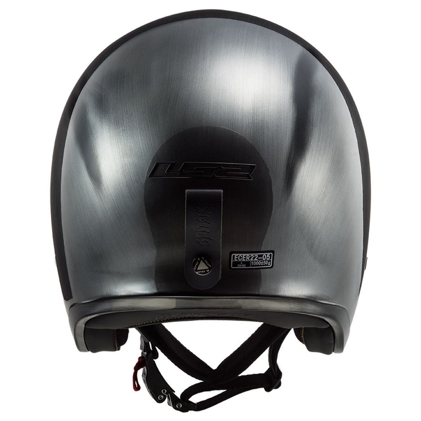 LS2 OF599 Spitfire Jeans Titanium Open Face Helmet
