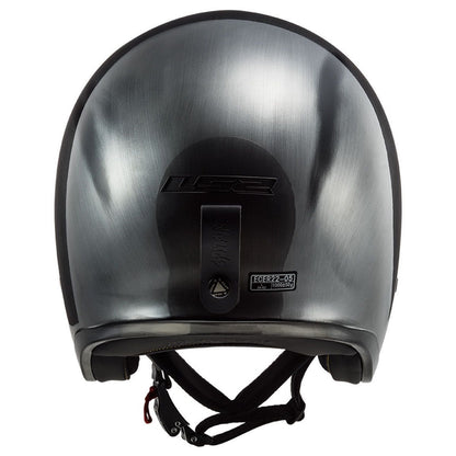 LS2 OF599 Spitfire Jeans Titanium Open Face Helmet