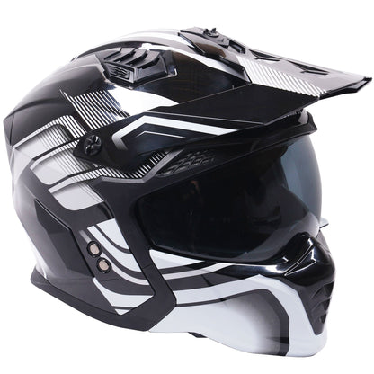 Stealth Fighter Jet Helmet Orbit Silver