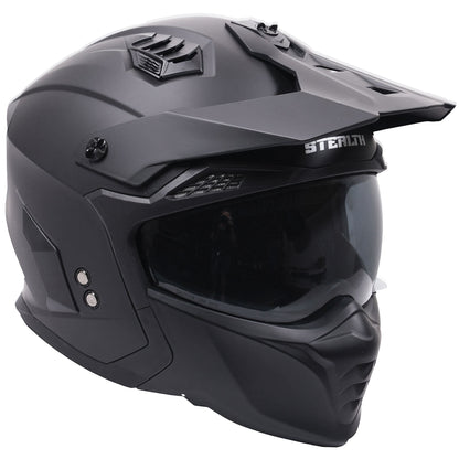Stealth Fighter Jet Helmet Matt Black