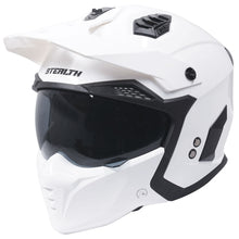 Stealth Fighter Jet Helmet Gloss White