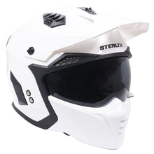 Stealth Fighter Jet Helmet Gloss White