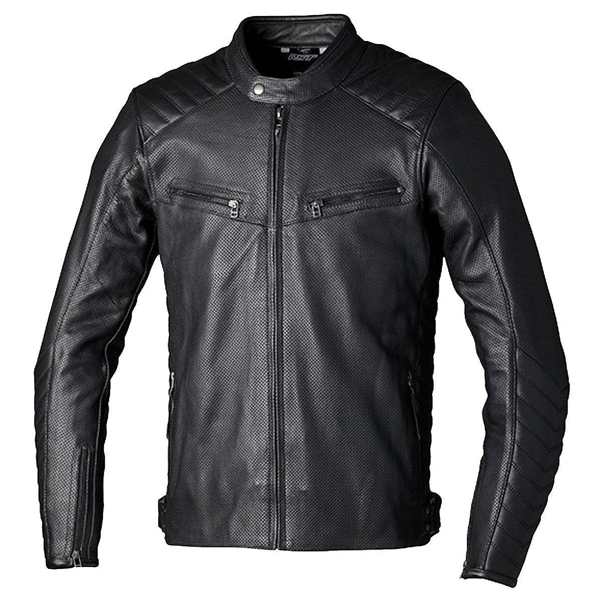 RST Roadster Air Mens Leather Jacket Black