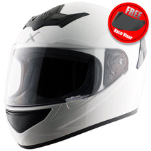 Axor Rage Solid Gloss White Full Face Helmet