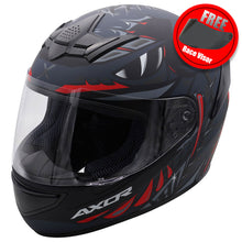 Axor Rage Python Black / Red Full Face Helmet