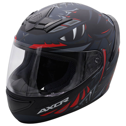 Axor Rage Python Black / Red Full Face Helmet