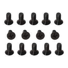 Pack of 20 4X12mm Black Countersunk Screws 0.70mm Pitch