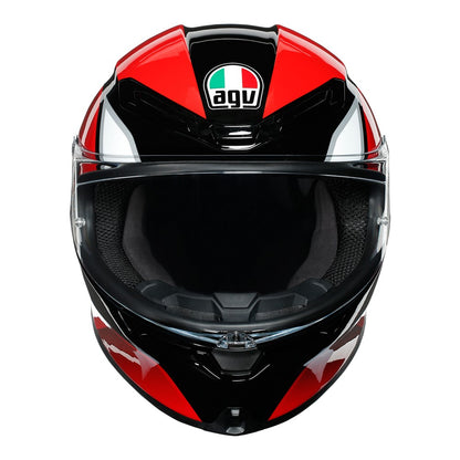 AGV K6 Hyphen Black Red White Full Face Helmet