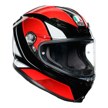 AGV K6 Hyphen Black Red White Full Face Helmet