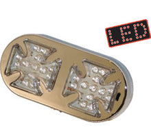 Twin Maltese Cross LED Brake Light