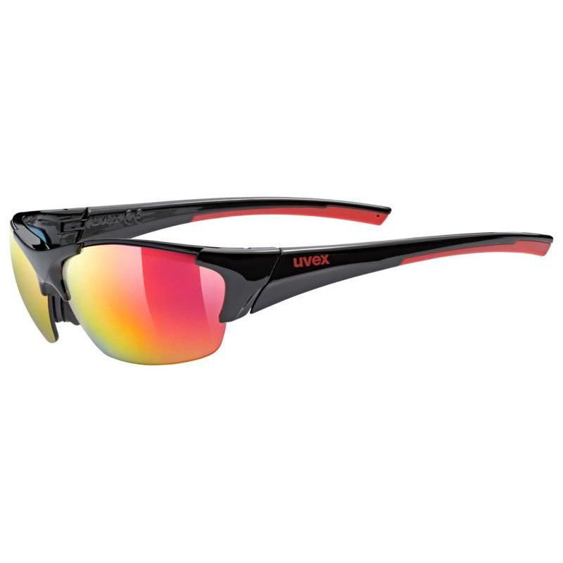 Uvex Blaze III Glasses Black Red