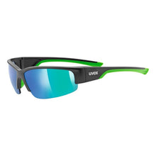 Uvex SP 215 Glasses Black Matt Green