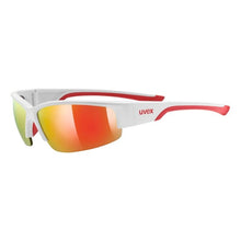 Uvex SP 215 Glasses White Matt Red