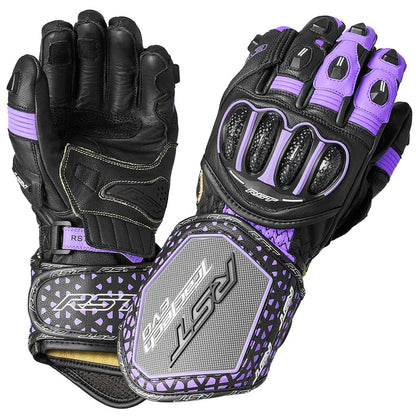RST Tractech Evo 4 CE Ladies Gloves Black Fushia Grey
