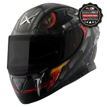 Axor Apex Venomous Black Grey Matt Full Face Helmet