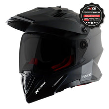 Axor X-Cross Adventure Matt Black Dual Sport Helmet