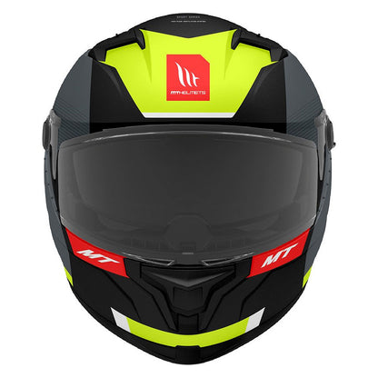 MT Braker SV Chento B3 Matt Black Yellow Full Face Helmet