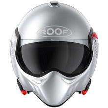 Roof RO5 Boxer Alpha Mat Silverwhite Flip Front Helmet