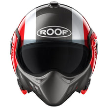 Roof RO5 Boxer Alpha Focus Red Silver Flip Front Helmet