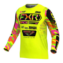 FXR Youth Podium Motocross Jersey Yellow Camo 25