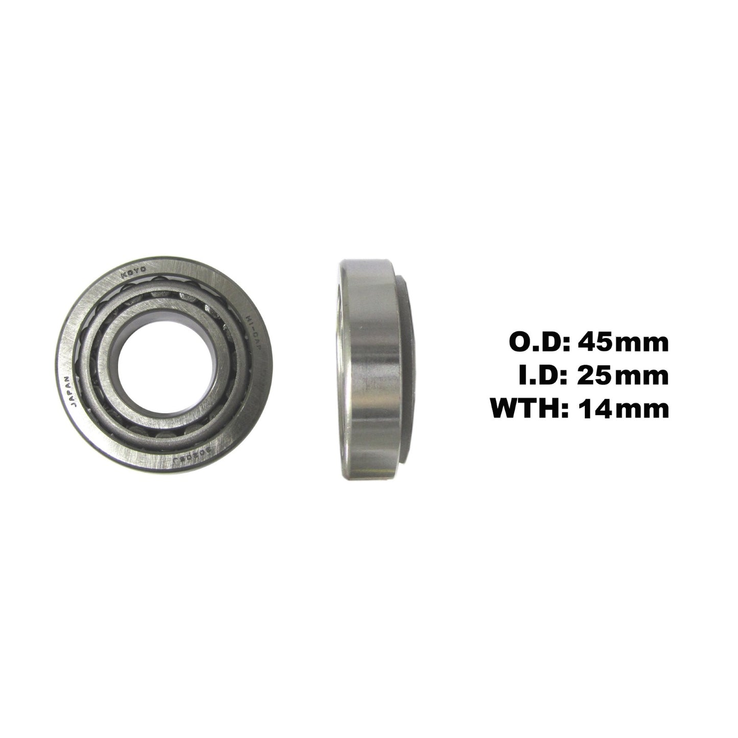 Taper Bearing 25x45x14mm 324505